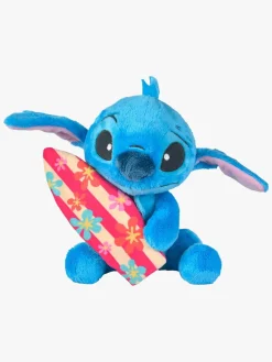 Disney Lilo & Stitch Bamse Stitch med Surfbræt 25 cm