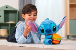 Disney Lilo & Stitch Bamse med Hamburger 25 cm