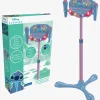 Disney Lilo and Stitch Justerbart Karaoke-stativ med 2 Mikrofoner