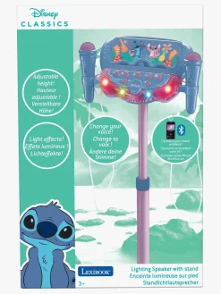 Disney Lilo and Stitch Justerbart Karaoke-stativ med 2 Mikrofoner