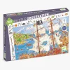 Djeco Observationspuslespil Pirat 100 Brikker