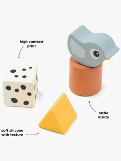 Done By Deer Aktivitetsklodser 4-pak