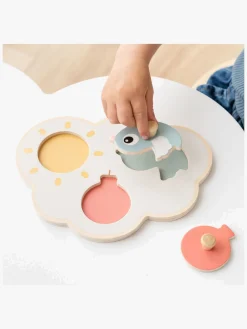 Done By Deer First Peg Happy Clouds Puslespil, Color mix