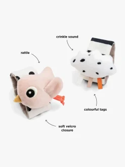 Done By Deer Håndledsrangle Happy Clouds 2-pak, Powder