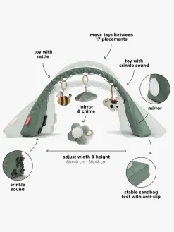 Done By Deer Tiny Farm Aktivitetstæppe, Green