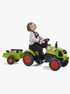 Falk Pedaltraktor med Trailer, Grøn