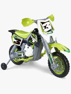 FEBER Elmotorcykel til Motocross, Grøn/Sort