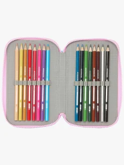 Frozen Cool Days Tredelt Penalhus, Lyserød/Turkis