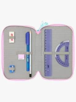 Frozen Cool Days Tredelt Penalhus, Lyserød/Turkis