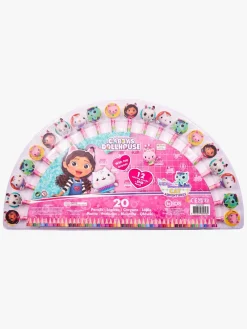 Gabby's Dollhouse Tegnesæt med Viskelæder 20-Pak