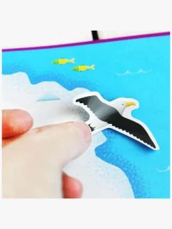 Galt Klistermærkebog Genanvendelig Kort