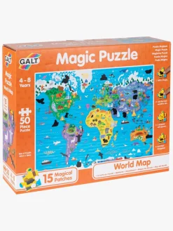 Galt Magisk Puslespil Verdenskort 50 Brikker