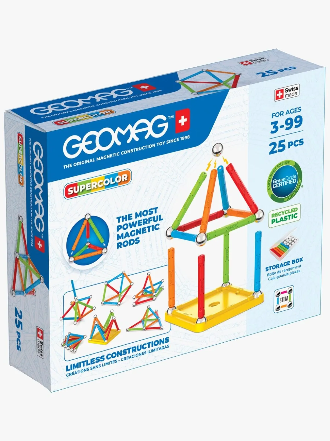 Geomag Supercolor Byggesæt 25 Dele