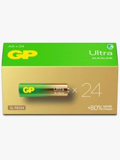 GP Ultra Alkaline G-TECH AA/LR6 Batterier Svanemærket 24-Pak