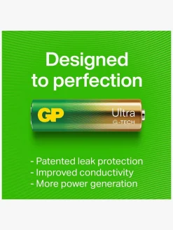 GP Ultra Alkaline G-TECH C/LR14 Batterier Svanemærket 2-Pak