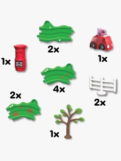 Gurli Gris Whizz Around Racerbane Rød Bil