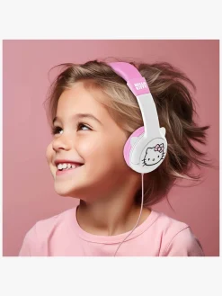 Hello Kitty Høretelefoner med Ører 85dB, Pink