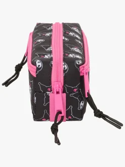 Hello Kitty Kuromi Penalhus med 3 Rum, Lyserød/sort