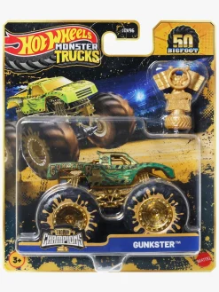 Hot Wheels Monstertrucks Bigfoot Trophy Champions Bil Blandet Udvalg