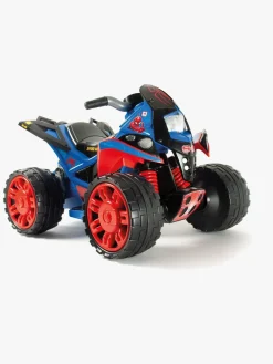 Injusa Elbil Quadbike Spiderman, Rød/Blå