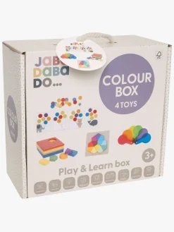 Jabadabado Leg- og Lær-kasse Farver