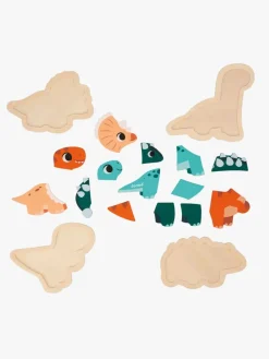 Janod 4 Progressive Puslespil Dinosaurer 14 Brikker
