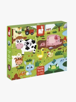 Janod Tactile Puslespil Bondegårdsdyr 20 Dele