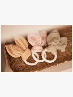 Jollein Bunny Ears Bidering, Olive green