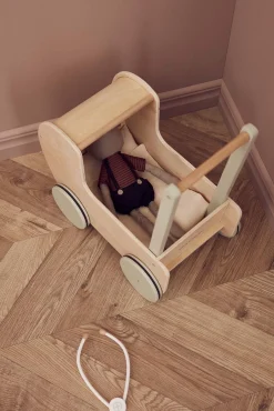 Kids Concept Dukkevogn Natur