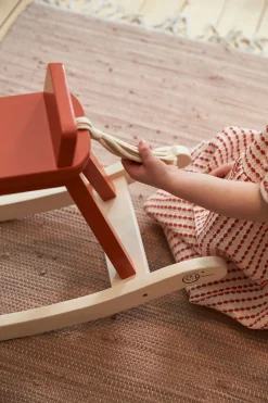 Kids Concept Gyngehest Carl Larsson, Rødorange