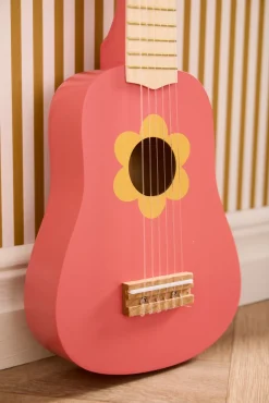 Kid's Concept Legetøjsguitar Blomst, Pink