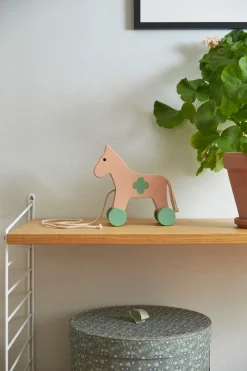 Kids Concept Trækdyr Hest Carl Larsson, Grøn