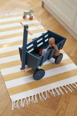 Kids Concept Trækvogn Carl Larsson, Blå