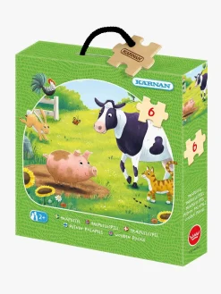 Kärnan Puslespil På Bondegården 6 Brikker