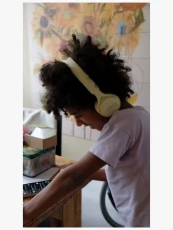 Lalarma Trådløse Høretelefoner, Pastelgul