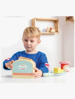 Le Toy Van Pop-up Brødrister & Morgenmadssæt, Blå