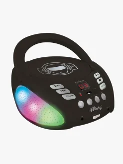 Lexibook iParty Bluetooth CD-afspiller med Lys, Sort