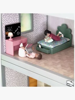 Lundby Teenage Room Set Dukkehustilbehør, Grøn/Lyserød