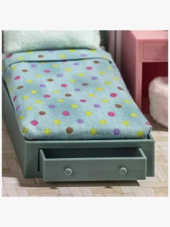 Lundby Teenage Room Set Dukkehustilbehør, Grøn/Lyserød