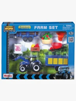 Maisto Mini Working Machines Bondegårdssæt New Holland