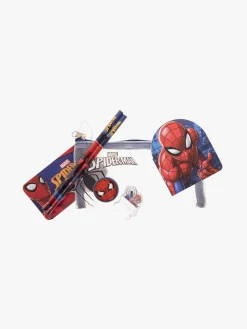 Marvel Spider-Man Penalhus med Skrivesæt, Blå