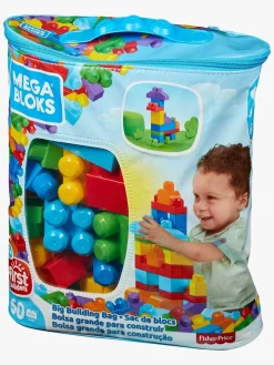 Mega Bloks Stor Byggetaske First Builders, 60 dele