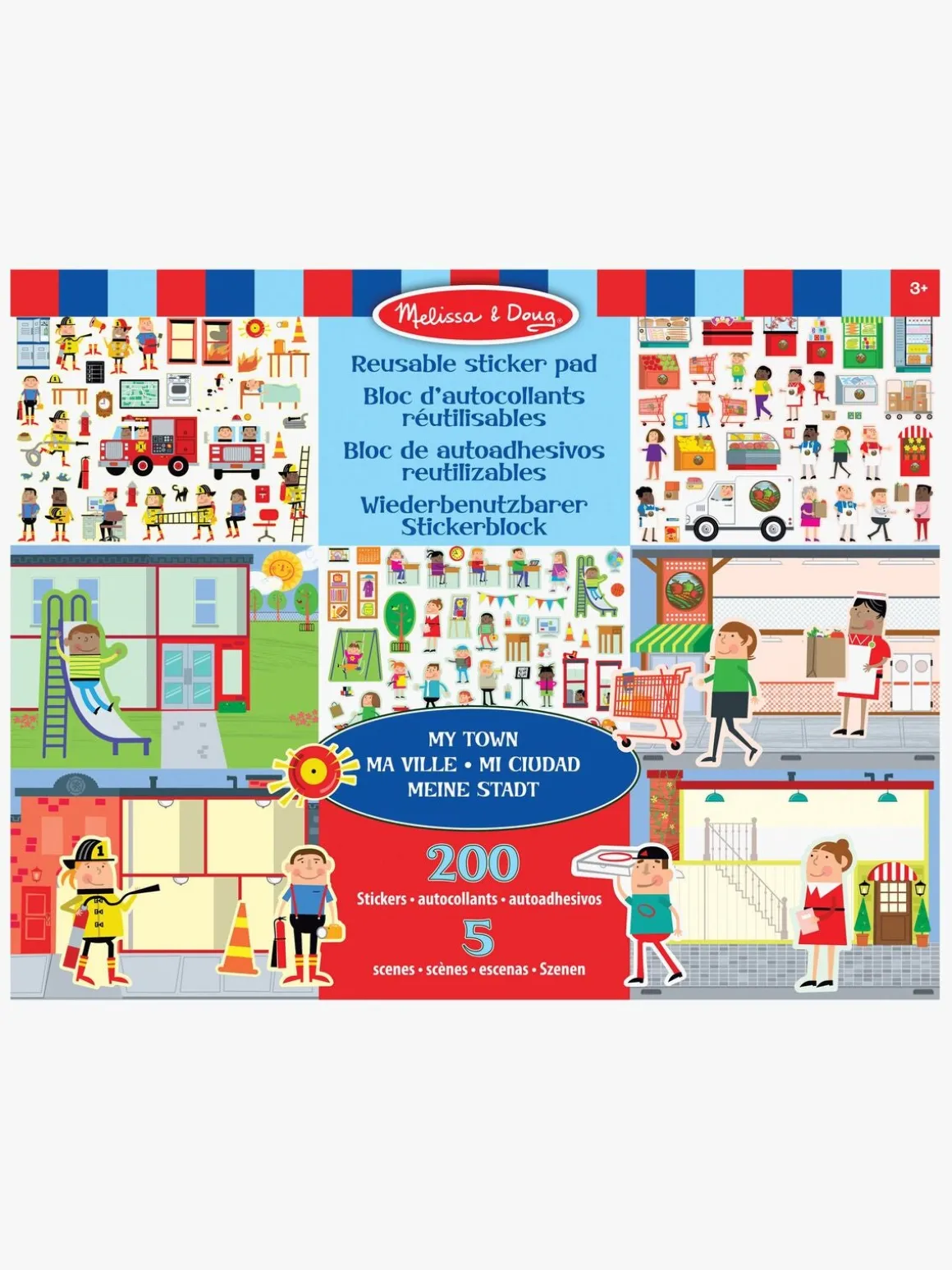 Melissa & Doug Klistermærkebog By 200 Stk.