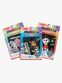 Melissa & Doug Paw Patrol Scratch Art Aktivitetssæt 3-pak