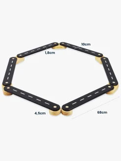 Meowbaby Balancebane 4 Dele, Grå