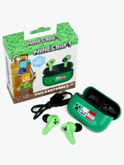 Minecraft Høretelefoner In-Ear TWS, Grøn