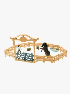 Mojo Western Ranch Corral Hestefold med Hest 14 Dele