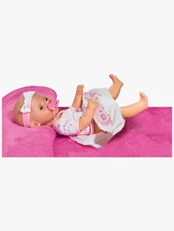 New Born Baby Dukke med Tilbehør, Lyserød