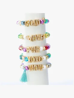 NICE Crea Abc Kreasæt Guldarmbånd