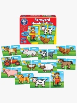 Orchard Toys Puslespil Head and Tail on the Farm 24 Brikker